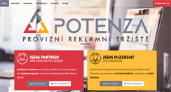 Desktop Screenshot of potenza.cz