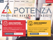 Tablet Screenshot of potenza.cz